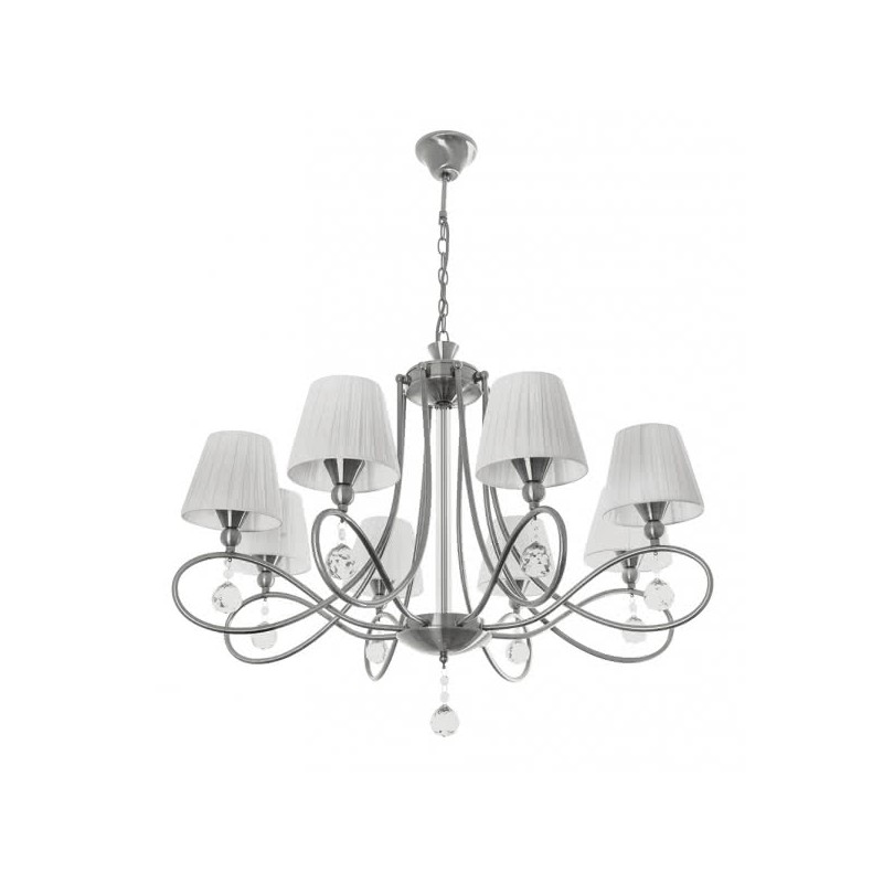 Lámpara Ottawa 8xE14 cromo Fabrilamp